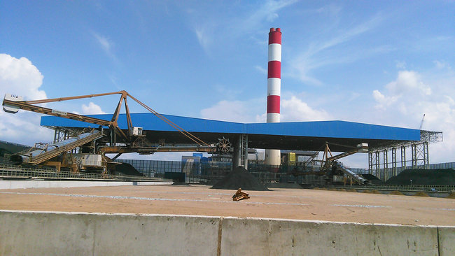 Vietnam Coastal 1st Stage thermal power plant項(xiàng)目BOP region steel structure oil paint corrosion prevention construction 